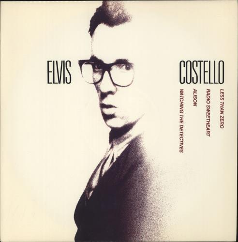 Elvis Costello Less Than Zero EP 12" vinyl single (12 inch record / Maxi-single) UK COS12LE871309