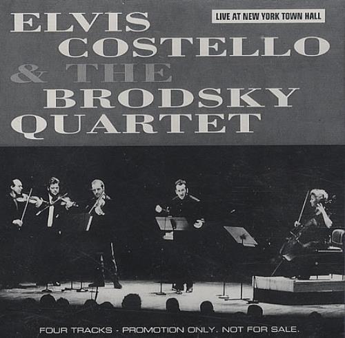 Elvis Costello Live At New York Town Hall CD single (CD5 / 5") US COSC5LI63381
