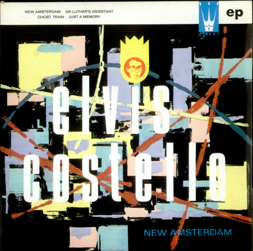 Elvis Costello New Amsterdam EP 7" vinyl single (7 inch record / 45) UK COS07NE42582