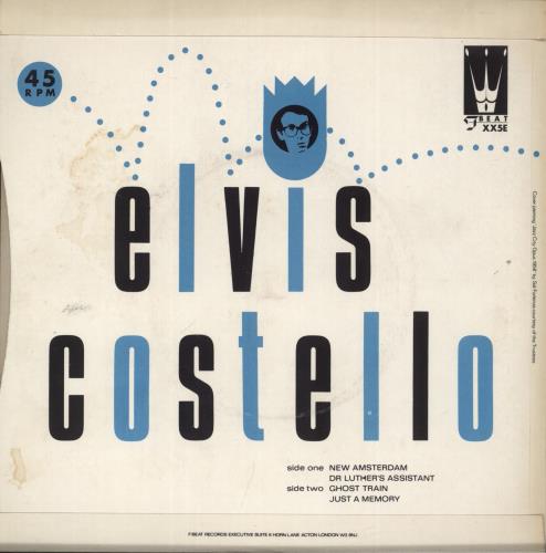 Elvis Costello New Amsterdam EP 7" vinyl single (7 inch record / 45) UK COS07NE42582