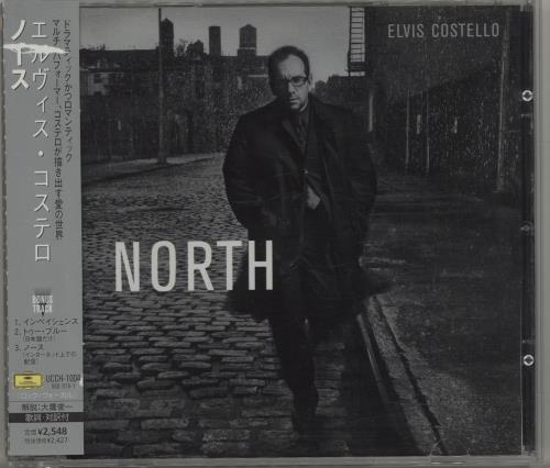 Elvis Costello North CD album (CDLP) Japanese COSCDNO686257