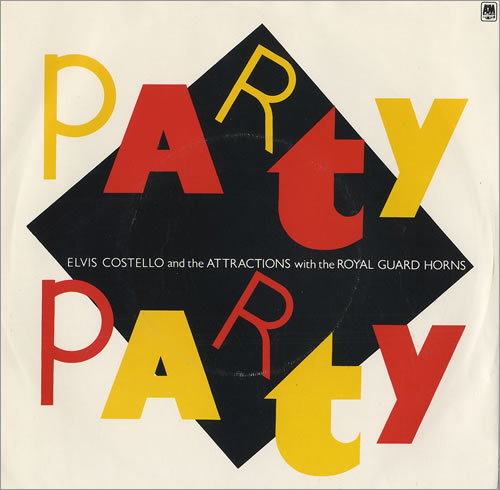 Elvis Costello Party Party 7" vinyl single (7 inch record / 45) UK COS07PA105953