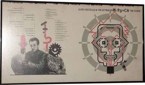 Elvis Costello Punch The Clock - Proof Artwork artwork UK COSARPU434523