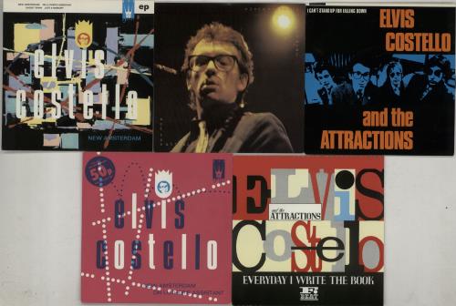 Elvis Costello Quantity of Eleven 7" Singles 7" vinyl single (7 inch record / 45) UK COS07QU646524