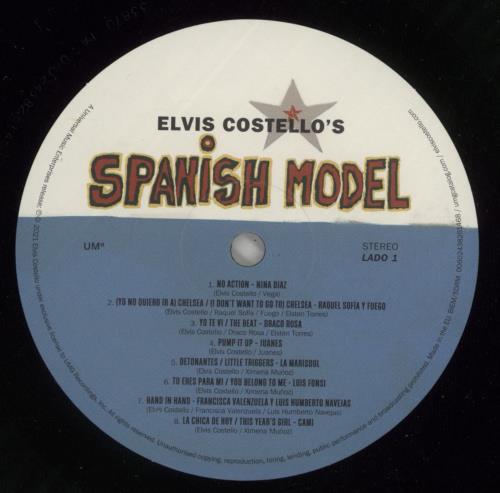 Elvis Costello Spanish Model vinyl LP album (LP record) UK COSLPSP871501