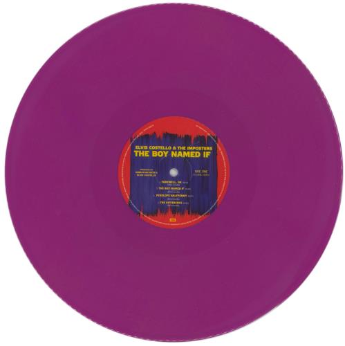 Elvis Costello The Boy Named If - Indie Exclusive Purple Vinyl 2-LP vinyl record set (Double LP Album) UK COS2LTH867140