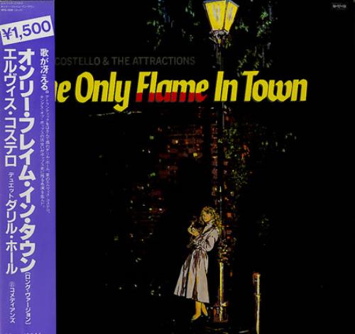 Elvis Costello The Only Flame In Town 12" vinyl single (12 inch record / Maxi-single) Japanese COS12TH167070