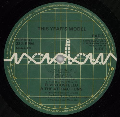 Elvis Costello This Year's Model - EX vinyl LP album (LP record) UK COSLPTH89377