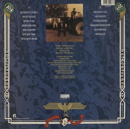 Elvis Hitler Disgraceland vinyl LP album (LP record) UK EQ1LPDI561007