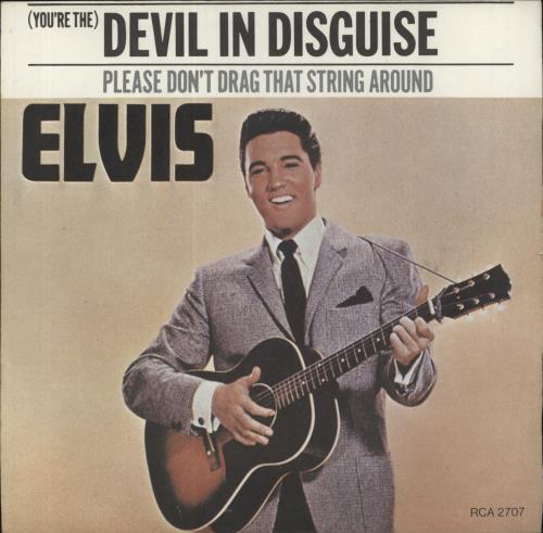 Elvis Presley [You're The] Devil In Disguise - Wide 7" vinyl single (7 inch record / 45) UK ELV07YO863055