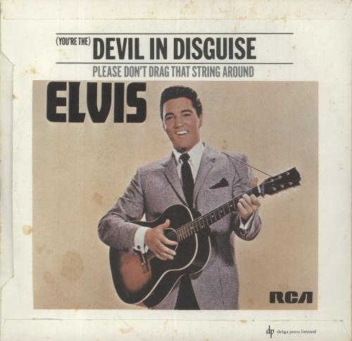 Elvis Presley [You're The] Devil In Disguise - Wide 7" vinyl single (7 inch record / 45) UK ELV07YO863055