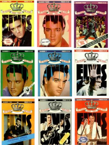 Elvis Presley 25 Years [1956-1981] The King - 10 Issues magazine UK ELVMAYE426439