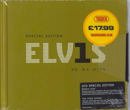 Elvis Presley 30 #1 Hits - Sealed 2 CD album set (Double CD) UK ELV2CHI260830
