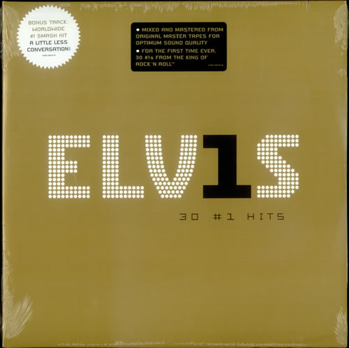 Elvis Presley 30 #1 Hits - Sealed 2-LP vinyl record set (Double LP Album) US ELV2LHI363378