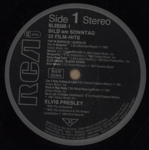 Elvis Presley 32 Film-Hits 2-LP vinyl record set (Double LP Album) German ELV2LFI888376