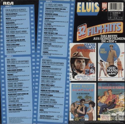 Elvis Presley 32 Film-Hits 2-LP vinyl record set (Double LP Album) German ELV2LFI888376