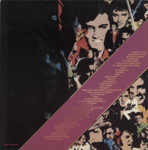 Elvis Presley 40 Greatest 2-LP vinyl record set (Double LP Album) UK ELV2LGR252877