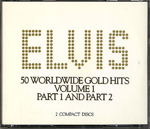 Elvis Presley 50 Worldwide Gold Hits: Volume 1 - Parts 1 & 2 2 CD album set (Double CD) US ELV2CWO590090