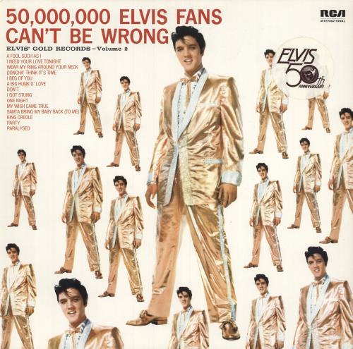 Elvis Presley 50,000,000 Elvis Fans Can't Be Wrong vinyl LP album (LP record) UK ELVLPEL369426