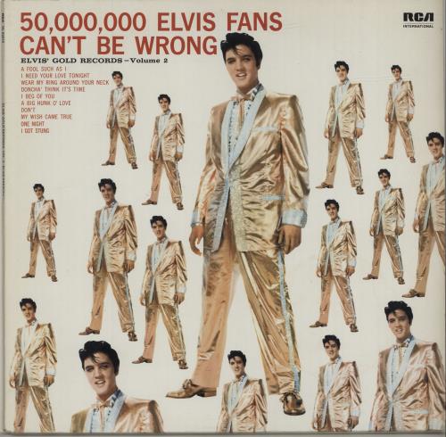 Elvis Presley 50,000,000 Elvis Fans Can't Be Wrong vinyl LP album (LP record) German ELVLPEL688332