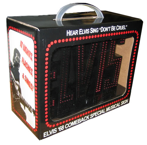 Elvis Presley '68 Comeback Special Musical Sign memorabilia US ELVMMCO419055