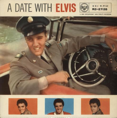 Elvis Presley A Date With Elvis - 1st - EX vinyl LP album (LP record) UK ELVLPAD730006
