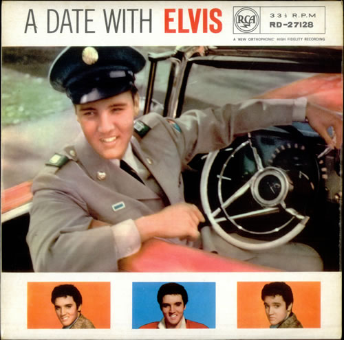 Elvis Presley A Date With Elvis - 3rd - Fully Laminated vinyl LP album (LP record) UK ELVLPAD518016