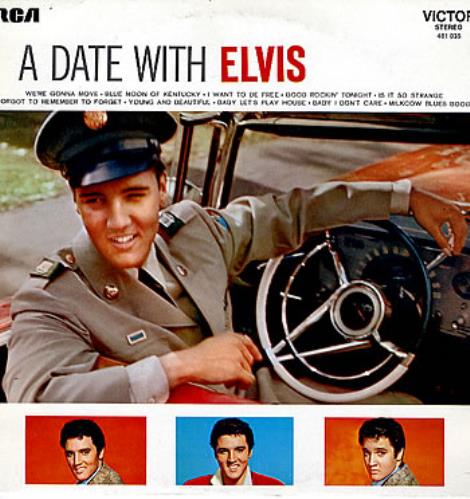 Elvis Presley A Date With Elvis vinyl LP album (LP record) French ELVLPAD230911