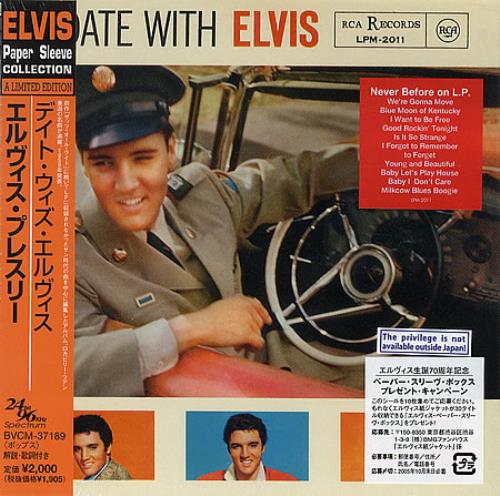 Elvis Presley A Date With Elvis CD album (CDLP) Japanese ELVCDAD392294