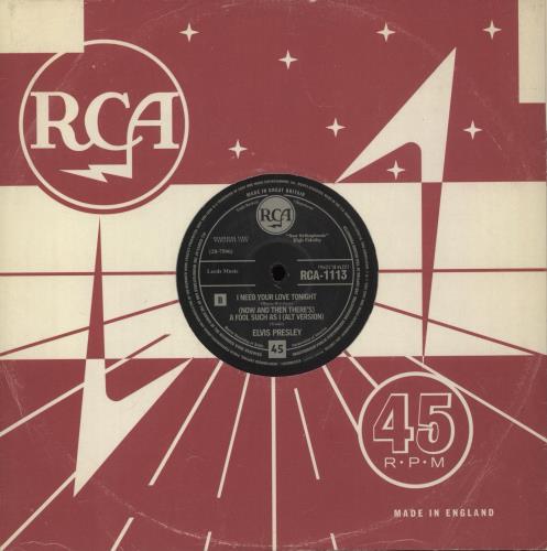 Elvis Presley A Fool Such As I 10" vinyl single (10 inch record) UK ELV10AF887438