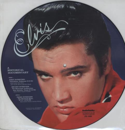 Elvis Presley A Historical Documentary picture disc LP (vinyl picture disc album) UK ELVPDAH343087