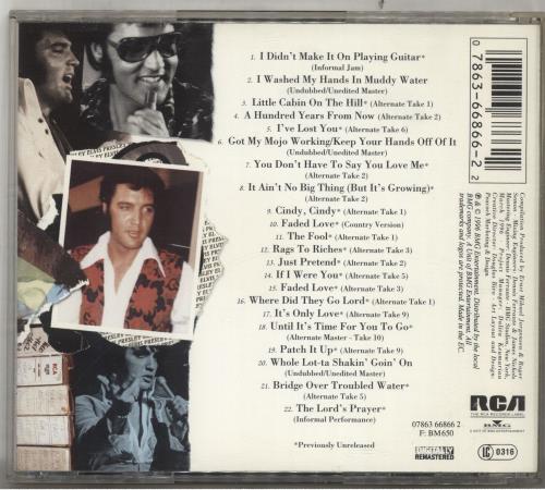 Elvis Presley A Hundred Years From Now CD album (CDLP) UK ELVCDAH703574