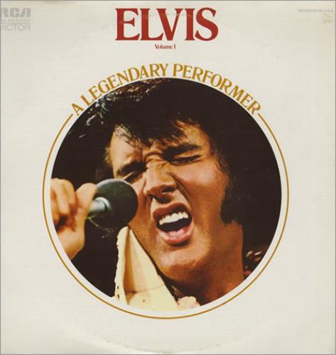Elvis Presley A Legendary Performer - Volume 1 vinyl LP album (LP record) Mexican ELVLPAL360088