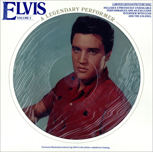 Elvis Presley A Legendary Performer Volume 3 - Sealed picture disc LP (vinyl picture disc album) US ELVPDAL150857