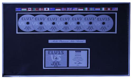 Elvis Presley A Little Less Conversation award disc UK ELVAWAL534230