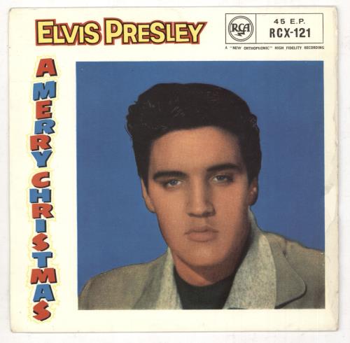 Elvis Presley A Merry Christmas EP - 10/58 - VG 7" vinyl single (7 inch record / 45) UK ELV07AM739196