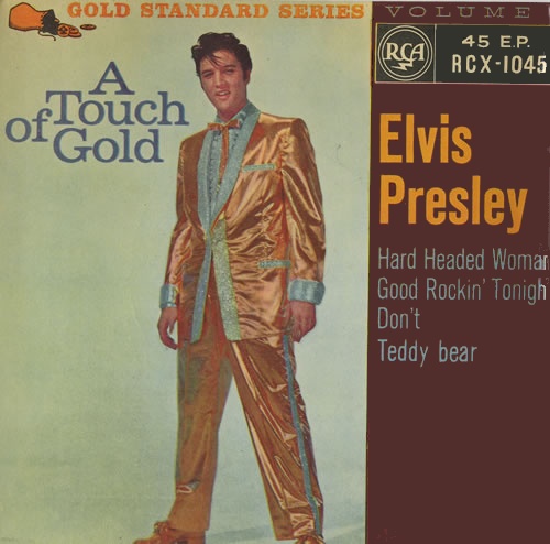 Elvis Presley A Touch Of Gold EPs - Volumes One & Two - Tri-Centre 7" vinyl single (7 inch record / 45) UK ELV07AT480195