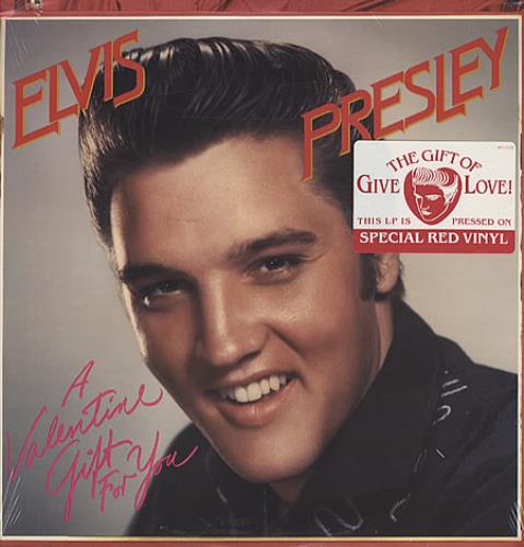 Elvis Presley A Valentine Gift For You - Red Vinyl vinyl LP album (LP record) US ELVLPAV329048