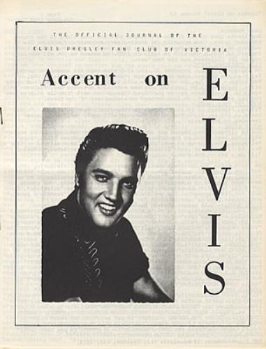 Elvis Presley Accent On Elvis fanzine US ELVFAAC332916