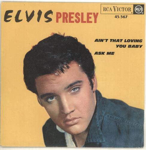 Elvis Presley Ain't That Loving You Baby 7" vinyl single (7 inch record / 45) French ELV07AI372364