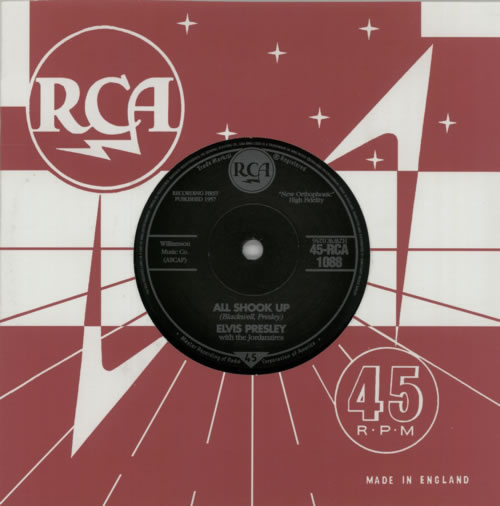 Elvis Presley All Shook Up - 2001 7" vinyl single (7 inch record / 45) US ELV07AL603921