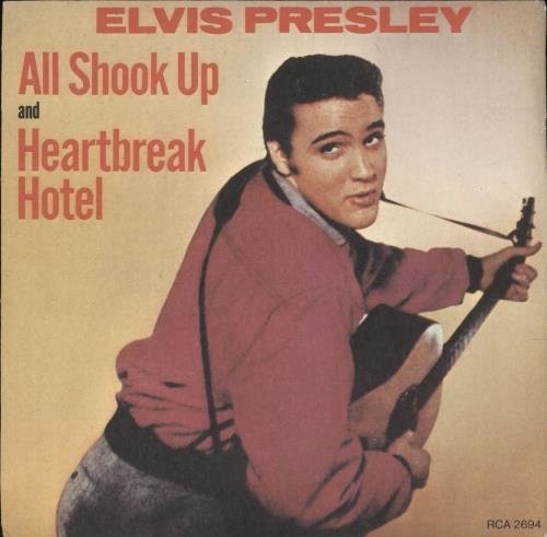 Elvis Presley All Shook Up - Solid 7" vinyl single (7 inch record / 45) UK ELV07AL724353