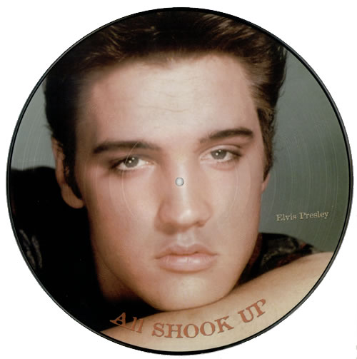 Elvis Presley All Shook Up picture disc LP (vinyl picture disc album) UK ELVPDAL502496