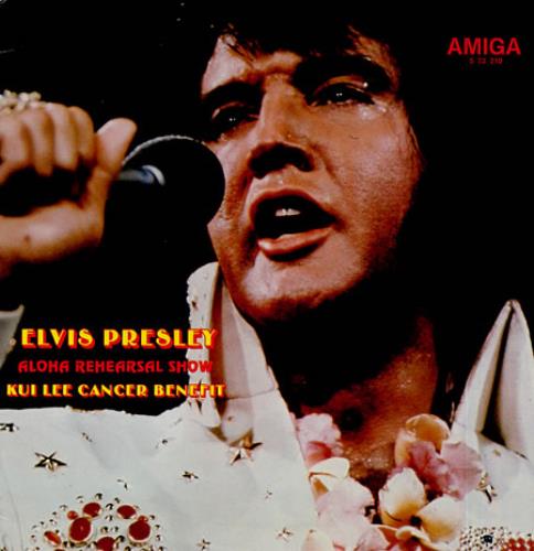 Elvis Presley Aloha Rehearsal Show vinyl LP album (LP record) German ELVLPAL343100