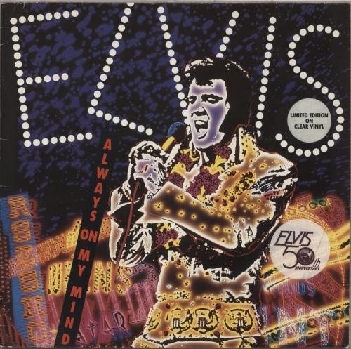 Elvis Presley Always On My Mind - Clear Vinyl - EX vinyl LP album (LP record) UK ELVLPAL875113