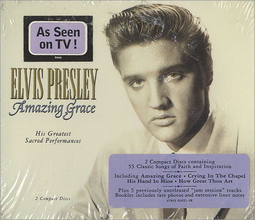 Elvis Presley Amazing Grace - 2.C.D. Set + Slipcase/Sealed 2 CD album set (Double CD) US ELV2CAM40518