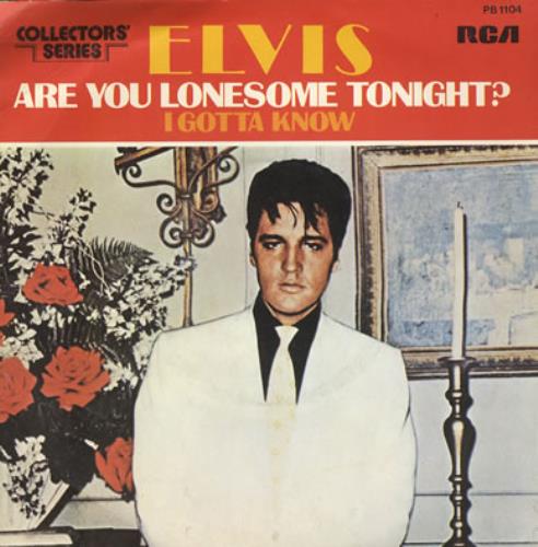 Elvis Presley Are You Lonesome Tonight? 7" vinyl single (7 inch record / 45) French ELV07AR372361