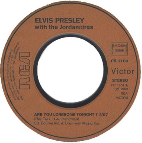 Elvis Presley Are You Lonesome Tonight? 7" vinyl single (7 inch record / 45) French ELV07AR372361