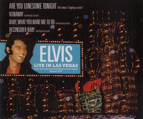 Elvis Presley Are You Lonesome Tonight - Live In Las Vegas CD single (CD5 / 5") UK ELVC5AR73335