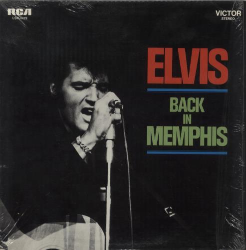 Elvis Presley Back In Memphis - Shrink vinyl LP album (LP record) US ELVLPBA875660